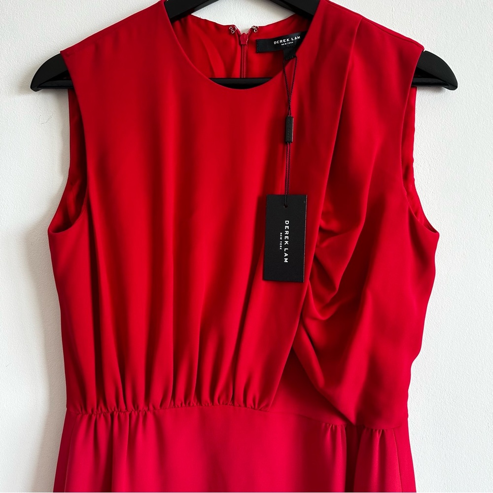Derek Lam Ruched Bodice Silk Dress - Picture 2 of 9